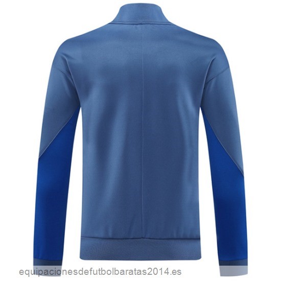 Nuevo Ropa Deportiva Con Cremallera Larga Inter Milan 24/25 Gris Azul Baratas